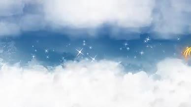 大气凤凰穿梭云层logo演绎AE模板视频的预览图